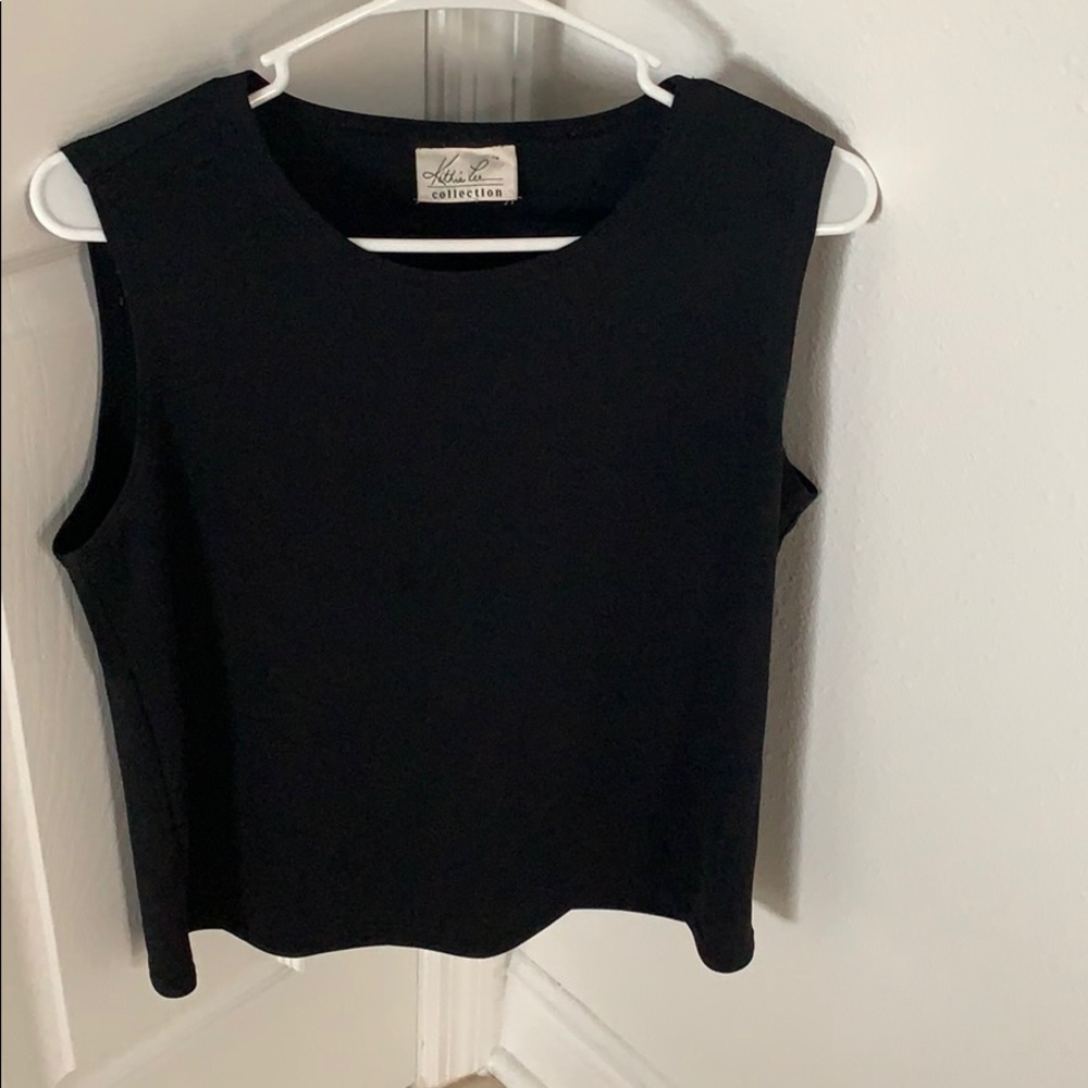 Black dress tank top